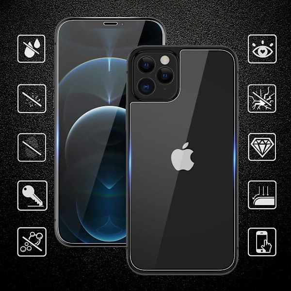 Hærdet Glas Skærmbeskyttelse & Bagsidesbeskyttelse iPhone 12 Pro Max