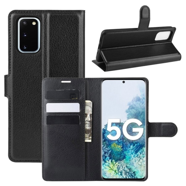 Mobiltelefon taske Læder Samsung Galaxy S20 FE Sort