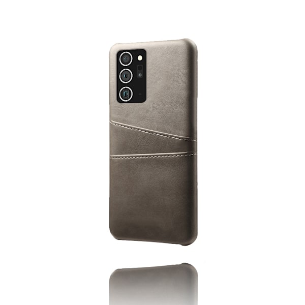 Læderskal med kortholder Galaxy Note 20 Ultra Grå