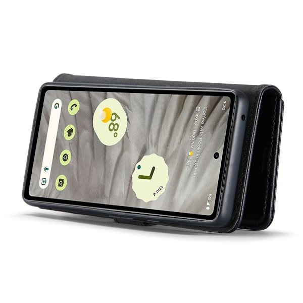 DG.MING 2-in-1 Magnet Wallet Google Pixel 7a Black