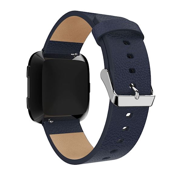 Fitbit Versa/Versa 2 -nahkaranneke, sininen