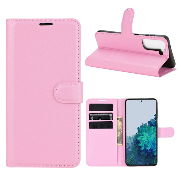 Mobilcover Læder Samsung Galaxy S21 Rosa