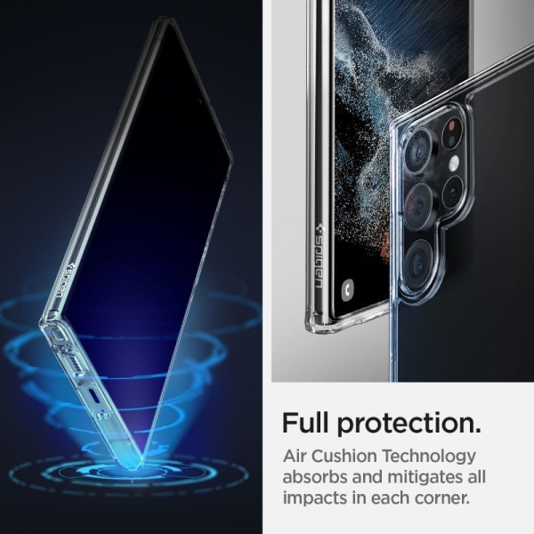 Spigen Galaxy S22 Ultra Case Ultra Hybrid Crystal Clear