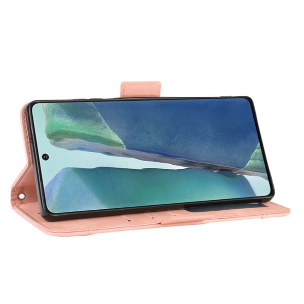 Monipaikkainen lompakkokotelo Samsung Galaxy S20 FE vaaleanpunainen