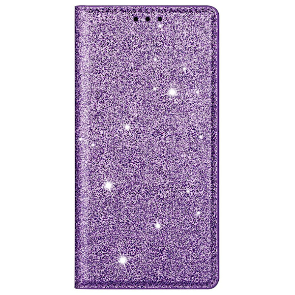 Kimalteleva lompakkokotelo iPhone 14 Pro Max - Lila