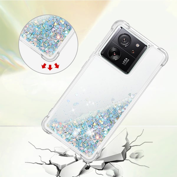 Glitter Bling TPU Case Xiaomi 13T Silver