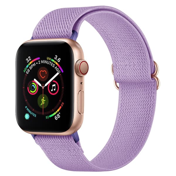 Elastisk Nylonrem til Apple Watch Ultra 2 49mm Lilla