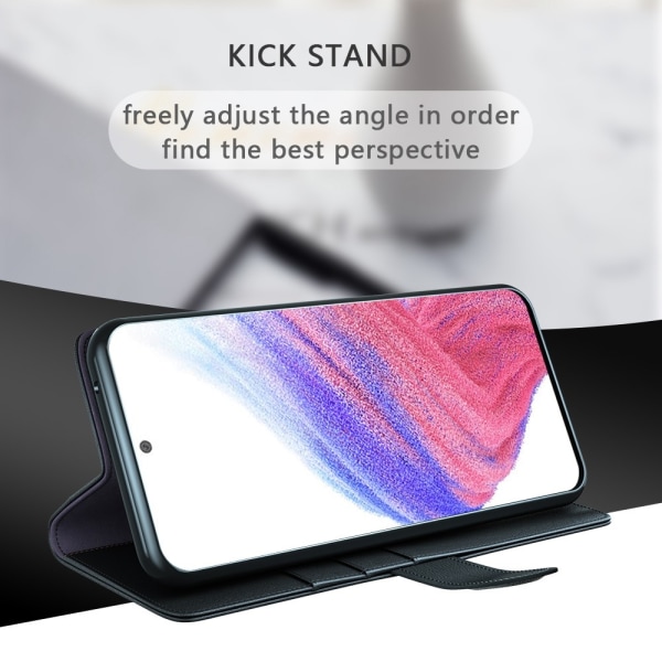 Ægte læderetui Samsung Galaxy A53 Sort