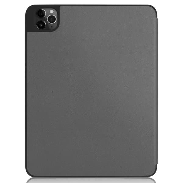 iPad Pro 11 3. generation (2021) Etui Tri-Fold med Pencil-holder Grå