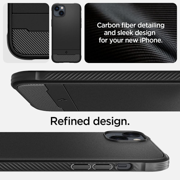 Spigen iPhone 14 Case Rugged Armor Mag Black
