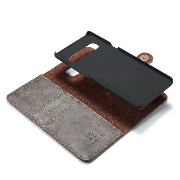 DG.MING 2-in-1 Magnet Wallet Samsung Galaxy S10 Brown