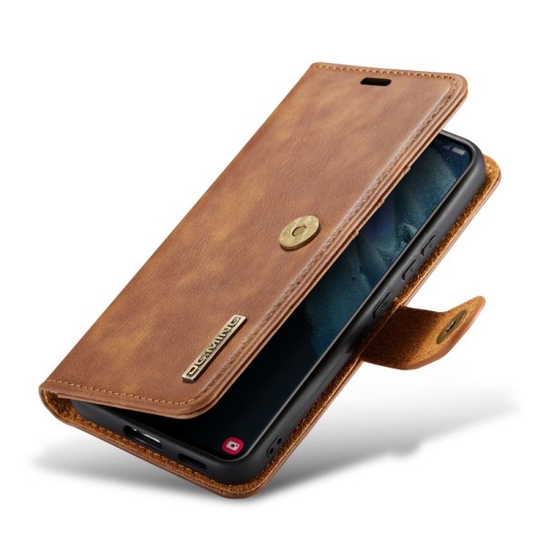 DG.MING 2-in-1 Magnet Wallet Samsung Galaxy S23 Cognac