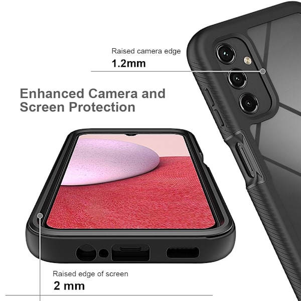 360 Full Cover Edge Case Samsung Galaxy A14 Sort