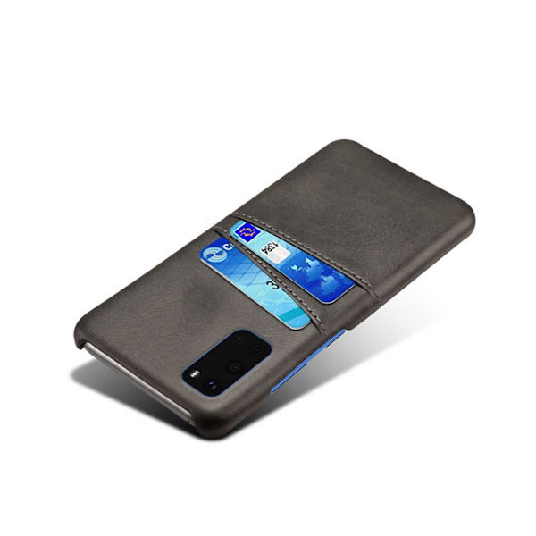 Läderskal Med Kortfack Samsung Galaxy S20 Svart
