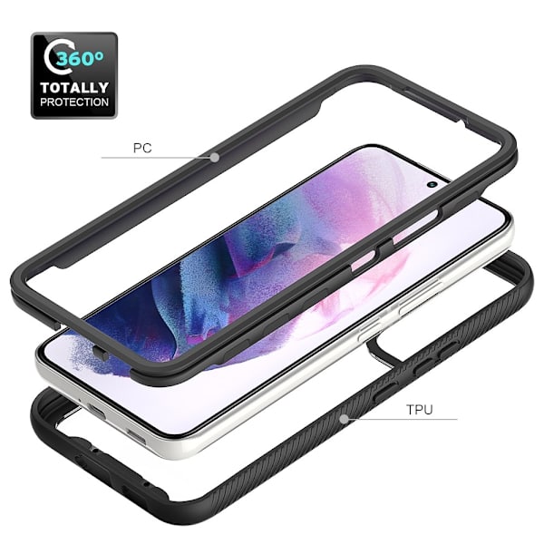 Allround Cover Skal Samsung Galaxy S22 Svart