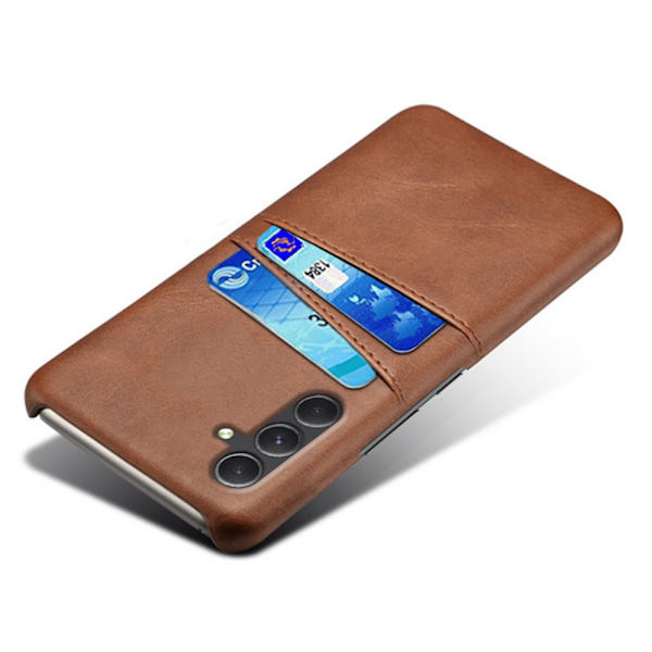 Läderskal Kortfack Samsung Galaxy A35 Brun