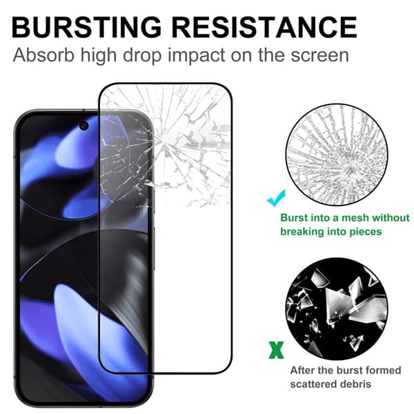 Heltäckande Härdat Glas Skärmskydd Google Pixel 10