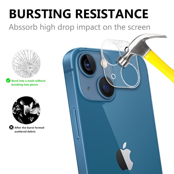 Fuld dækkende linsebeskyttelse iPhone 14