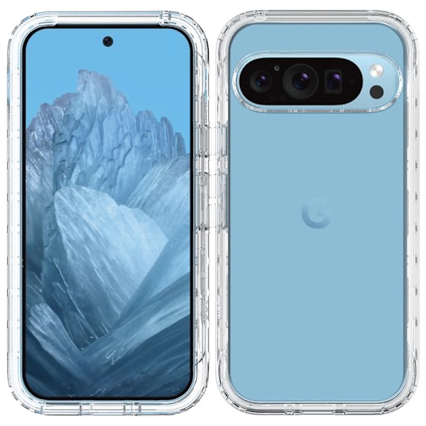 Allround Cover Skal Google Pixel 9 Transparent