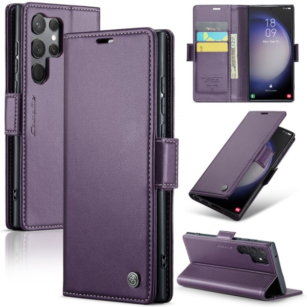 CaseMe Slim Wallet -kotelo RFID-suojaus Samsung Galaxy S24 Ultra L