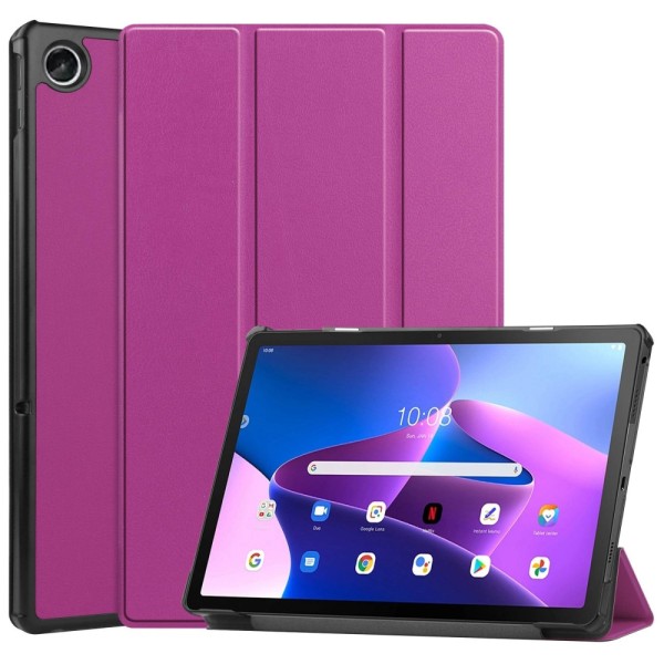 Lenovo Tab M10 Plus (3. generation) etui Tri-fold lilla