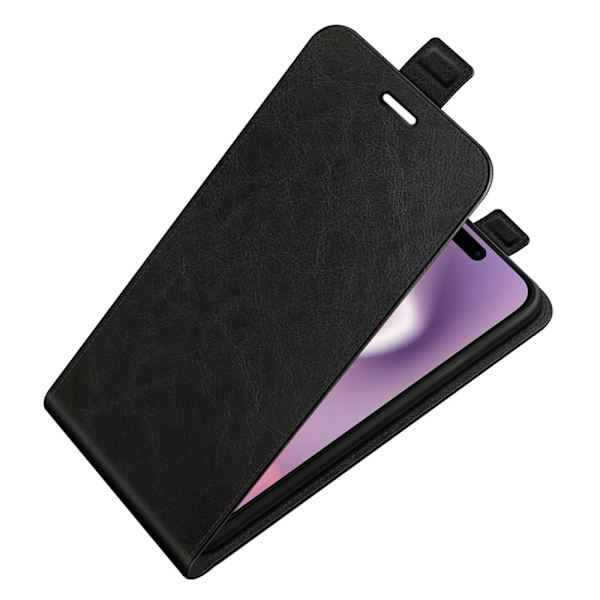 Flip Läderfodral iPhone 16 Pro Svart