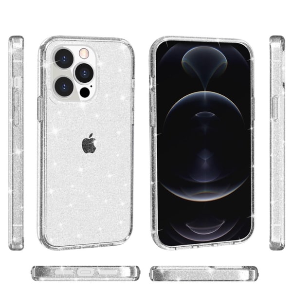 iPhone 15 Pro Skal Glitter Transparent