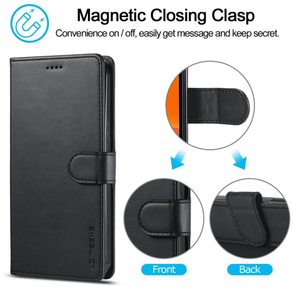 LC.IMEEKE Plånboksfodral iPhone 13 Pro Max Svart