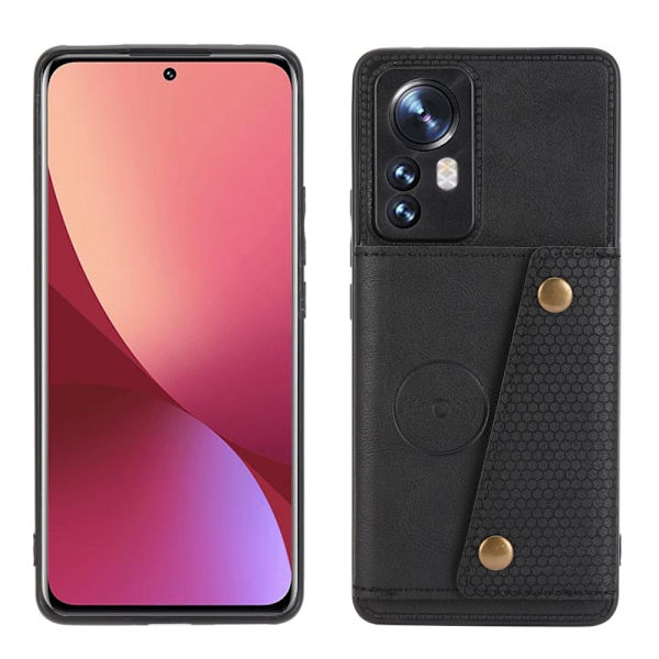 Kotelo lompakolla Xiaomi 12 Pro Musta