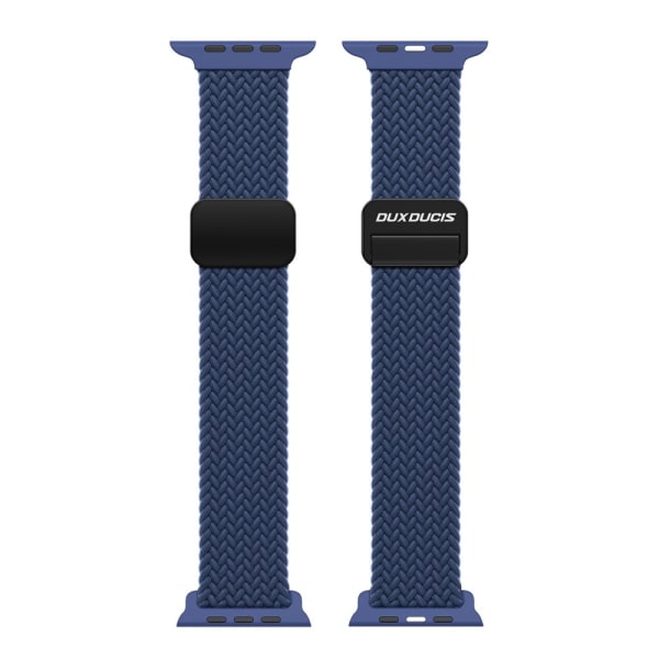 Dux Ducis elastisk nylonvævet rem Apple Watch 42/44/45 mm Blå