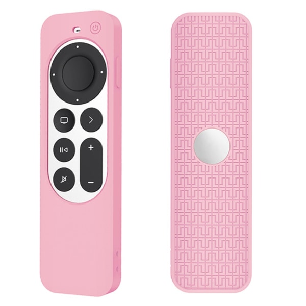 Silikonskal Apple TV 4K Fjärrkontroll 2021 Rosa