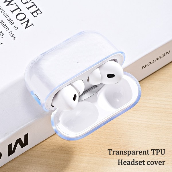 Apple AirPods Pro 2 TPU Läpinäkyvä Kotelo