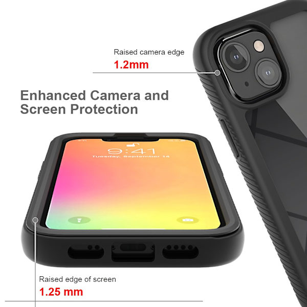 Allround Cover Skal iPhone 13 Mini Sort