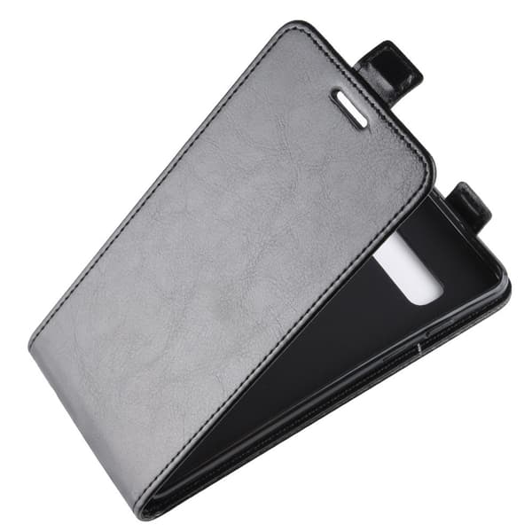 Flip Läderfodral Samsung Galaxy S10 Musta