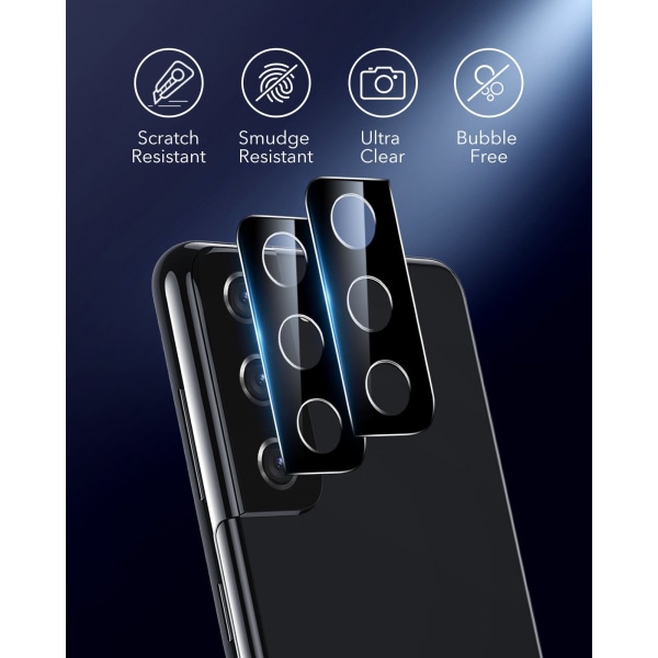 ESR Heltäckende Linsebeskyttelse Samsung Galaxy S21 Plus 2 Pack