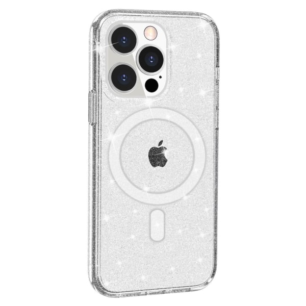 Glitter MagSafe Skal iPhone 14 Pro Transparent