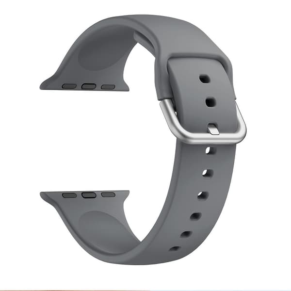 Soft Silikonarmband Apple Watch 41mm Series 9 Grå