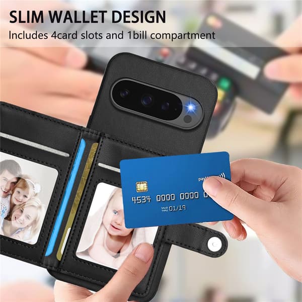 Pungcover RFID-beskyttelse Google Pixel 10 Pro XL Sort