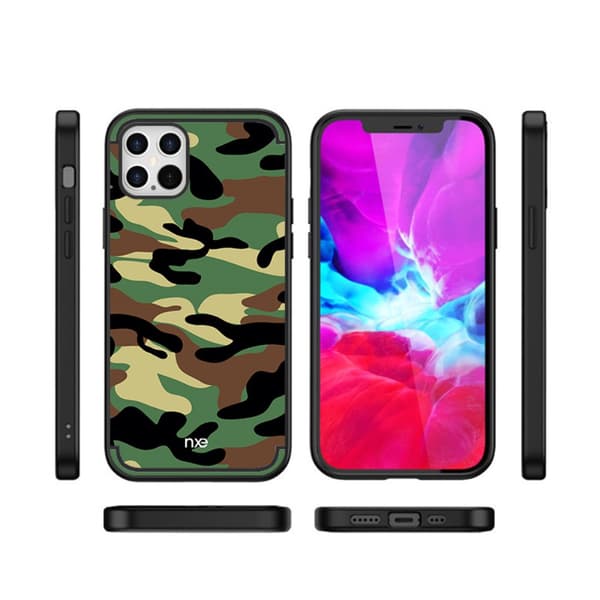 Skal TPU Kamouflage iPhone 12 Pro Max Grön