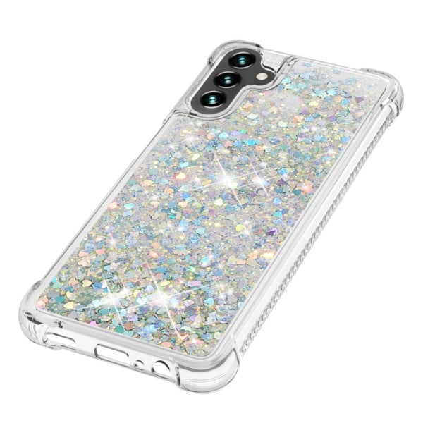 Glitter Bling TPU -kotelo Samsung Galaxy A13 - hopea