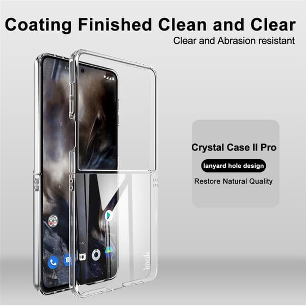 Imak Samsung Galaxy Z Flip 7 Case TPU Crystal Clear