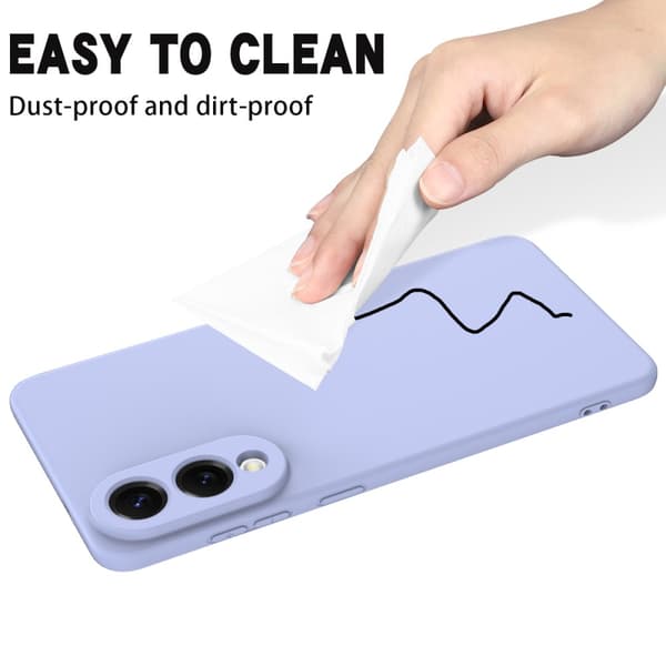 Silikonecover Samsung Galaxy S25 Edge Lilla