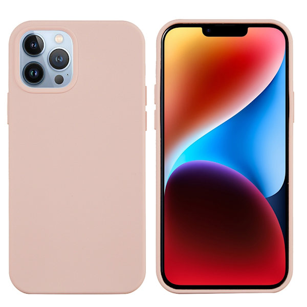 Silikonikuori iPhone 15 Pro Max - Vaaleanpunainen