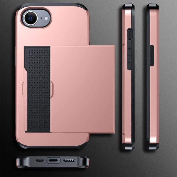 Skal Kortfack iPhone 16e Roséguld