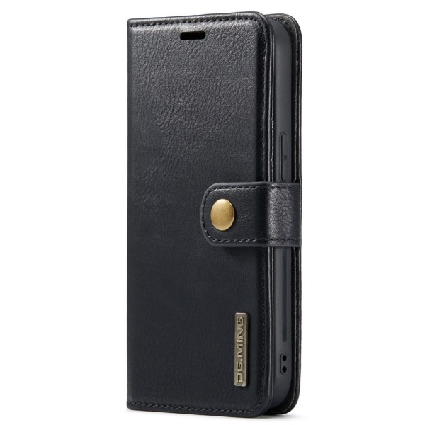 DG.MING 2-i-1 Magnet Wallet iPhone 14 Pro Max Sort