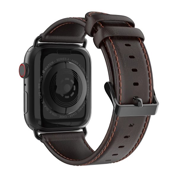 Dux Ducis Nahkainen ranneke Apple Watch Series 10 42mm Ruskea
