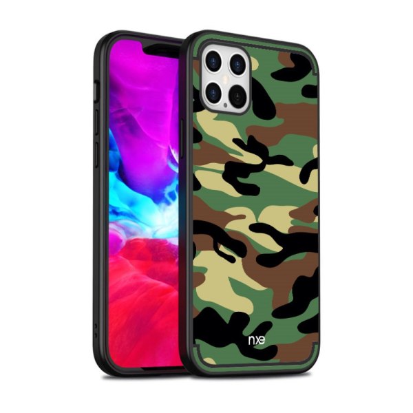 Kotelo TPU Camouflage iPhone 12 Pro Max Green