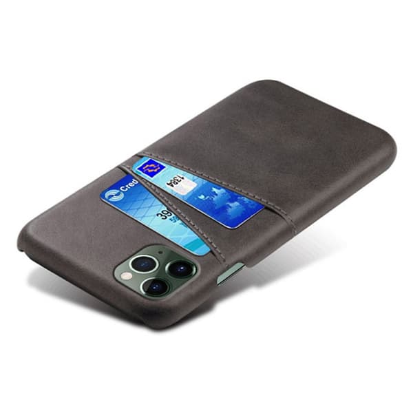 Läderskal Med Kortfack iPhone 14 Pro Max Svart