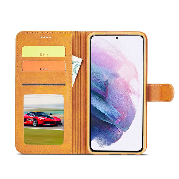 LC.IMEEKE Pungetui Samsung Galaxy S22 Cognac