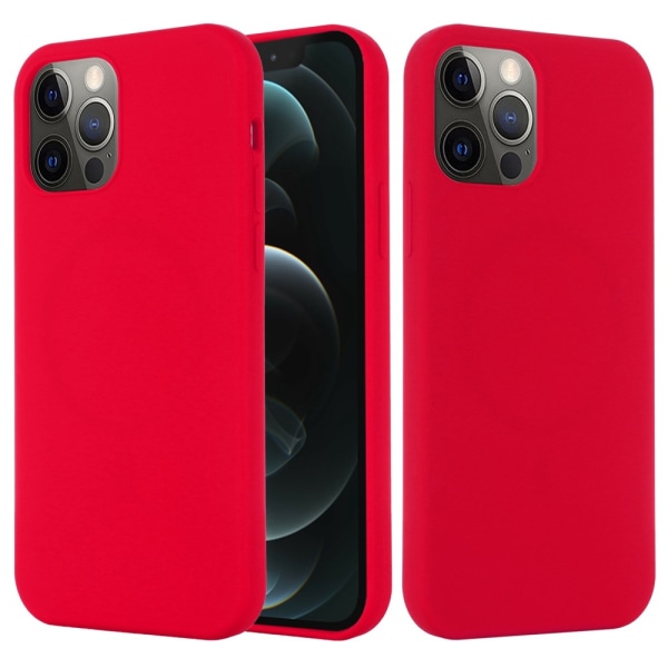 MagSafe Silikone Cover til iPhone 14 Pro Rød